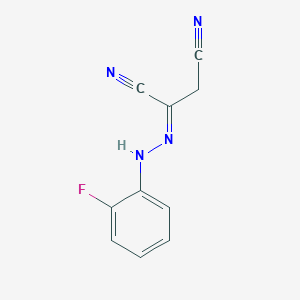 1-cyano-N-(2-fluorophenyl)methanecarbohydrazonoylcyanide