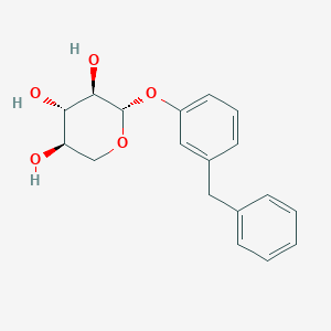 B130711 beta-D-Xylopyranoside, 3-(phenylmethyl)phenyl CAS No. 147029-82-1