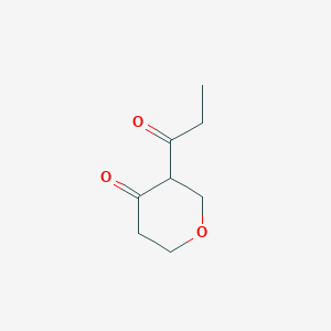 3-Propanoyloxan-4-one