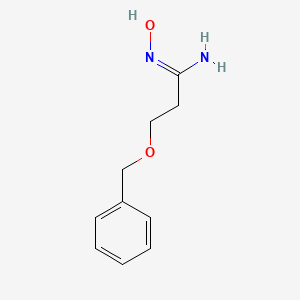 N'-hydroxy-3-phenylmethoxypropanimidamide