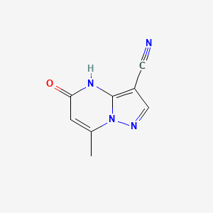 7-Methyl-5-oxo-4H,5H-pyrazolo[1,5-a]pyrimidine-3-carbonitrile