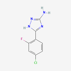 5-(4-Chloro-2-fluorophenyl)-4H-1,2,4-triazol-3-amine