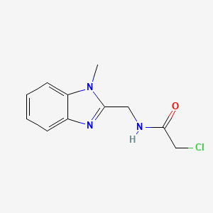 2-Chloro-N-(1-methyl-1H-benzoimidazol-2-ylmethyl)-acetamide