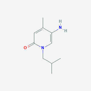 5-Amino-4-methyl-1-(2-methylpropyl)-1,2-dihydropyridin-2-one