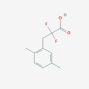 3-(2,5-Dimethylphenyl)-2,2-difluoropropanoic acid