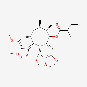 molecular formula C27H34O8 B13071198 IsovaleroylbinankadsurinA 