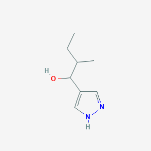 2-Methyl-1-(1H-pyrazol-4-yl)butan-1-ol