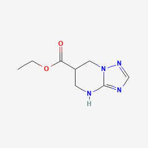 molecular formula C8H12N4O2 B13071255 Ethyl 4H,5H,6H,7H-[1,2,4]triazolo[1,5-a]pyrimidine-6-carboxylate 