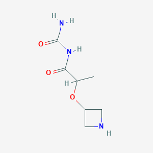 [2-(Azetidin-3-yloxy)propanoyl]urea