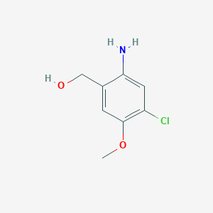 (2-Amino-4-chloro-5-methoxyphenyl)methanol