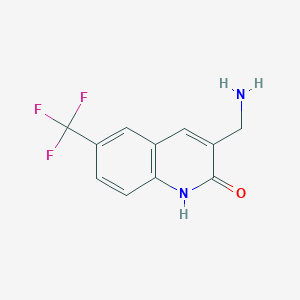 3-(Aminomethyl)-6-(trifluoromethyl)quinolin-2(1H)-one