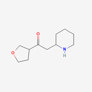 1-(Oxolan-3-yl)-2-(piperidin-2-yl)ethan-1-one