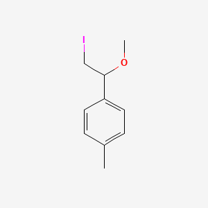 1-(2-Iodo-1-methoxyethyl)-4-methylbenzene