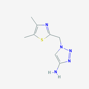 1-[(dimethyl-1,3-thiazol-2-yl)methyl]-1H-1,2,3-triazol-4-amine