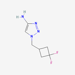 1-[(3,3-Difluorocyclobutyl)methyl]-1H-1,2,3-triazol-4-amine