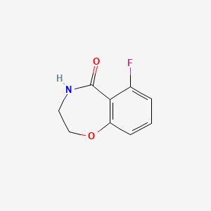 6-Fluoro-3,4-dihydrobenzo[f][1,4]oxazepin-5(2H)-one