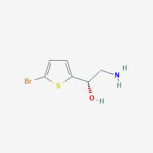 (1S)-2-Amino-1-(5-bromothiophen-2-yl)ethan-1-ol