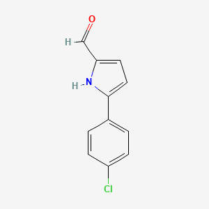 5-(4-Chlorophenyl)-1H-pyrrole-2-carbaldehyde