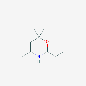 2-Ethyl-4,6,6-trimethyl-1,3-oxazinane