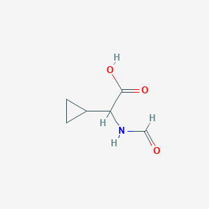 2-Cyclopropyl-2-formamidoacetic acid