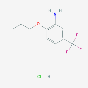 2-Propoxy-5-(trifluoromethyl)aniline hydrochloride