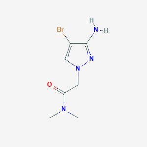 2-(3-Amino-4-bromo-1H-pyrazol-1-YL)-N,N-dimethylacetamide