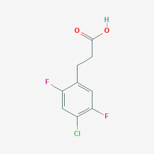 3-(4-Chloro-2,5-difluorophenyl)propanoic acid