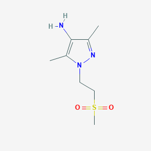 1-(2-methanesulfonylethyl)-3,5-dimethyl-1H-pyrazol-4-amine