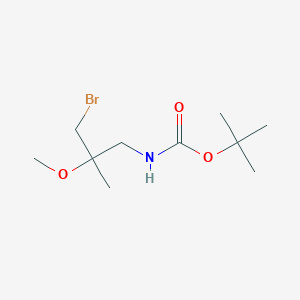 tert-ButylN-(3-bromo-2-methoxy-2-methylpropyl)carbamate