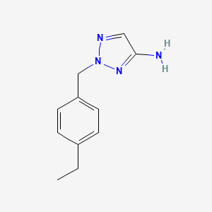 2-[(4-Ethylphenyl)methyl]-2H-1,2,3-triazol-4-amine