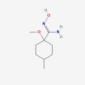 N'-Hydroxy-1-methoxy-4-methylcyclohexane-1-carboximidamide