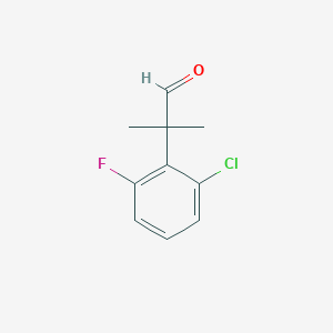 2-(2-Chloro-6-fluorophenyl)-2-methylpropanal