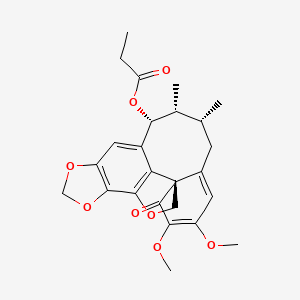 molecular formula C25H28O8 B13071740 KadsulignanI 