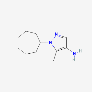 1-Cycloheptyl-5-methyl-1H-pyrazol-4-amine