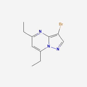 3-Bromo-5,7-diethyl-pyrazolo[1,5-A]pyrimidine