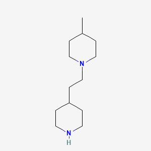 molecular formula C13H26N2 B1307177 4-Methyl-1-(2-piperidin-4-ylethyl)piperidine CAS No. 756413-81-7