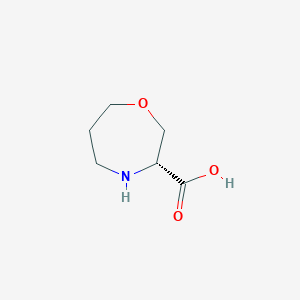 (3R)-1,4-Oxazepane-3-carboxylic acid