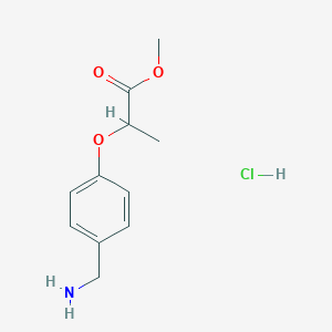 Methyl 2-[4-(aminomethyl)phenoxy]propanoate hydrochloride