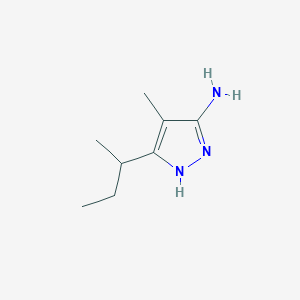 3-(butan-2-yl)-4-methyl-1H-pyrazol-5-amine