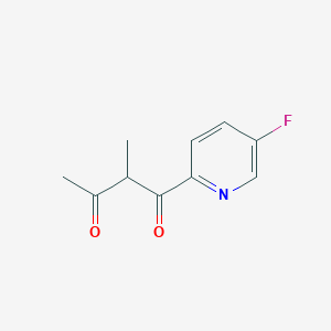 1-(5-Fluoropyridin-2-yl)-2-methylbutane-1,3-dione