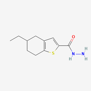 5-Ethyl-4,5,6,7-tetrahydro-1-benzothiophene-2-carbohydrazide