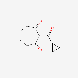 2-Cyclopropanecarbonylcycloheptane-1,3-dione