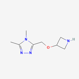 3-[(azetidin-3-yloxy)methyl]-4,5-dimethyl-4H-1,2,4-triazole