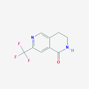 7-(Trifluoromethyl)-3,4-dihydro-2,6-naphthyridin-1(2H)-one