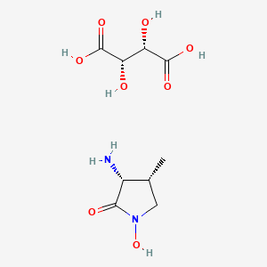 (3R,4R)-3-Amino-1-hydroxy-4-methylpyrrolidin-2-one(2S,3S)-2,3-Dihydroxysuccinicacidsalt