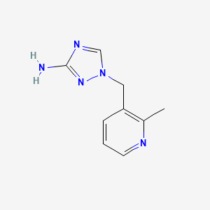 1-[(2-Methylpyridin-3-yl)methyl]-1H-1,2,4-triazol-3-amine