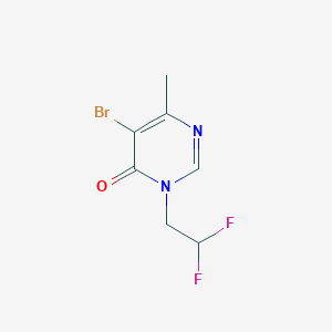 5-Bromo-3-(2,2-difluoroethyl)-6-methyl-3,4-dihydropyrimidin-4-one