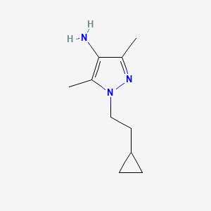 1-(2-Cyclopropylethyl)-3,5-dimethyl-1H-pyrazol-4-amine