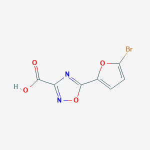 5-(5-Bromofuran-2-yl)-1,2,4-oxadiazole-3-carboxylic acid