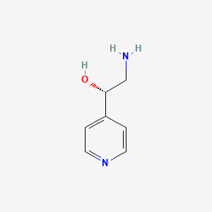 (1S)-2-amino-1-(pyridin-4-yl)ethan-1-ol